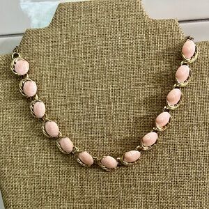 Vintage Pink and Gold Women's Choker Necklace